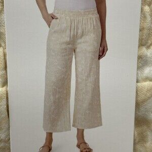 Hurley Women's XL Casual Pants Tan Cotton d1097